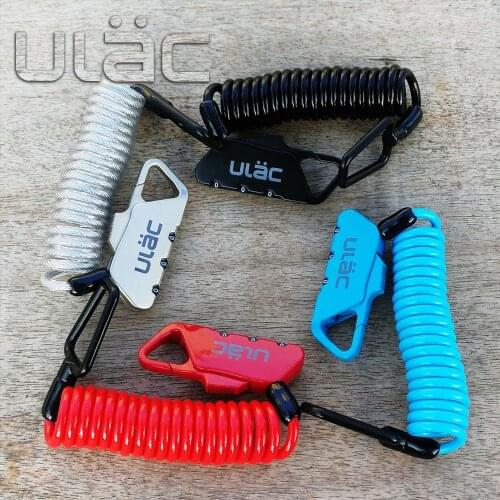 ULAC lock Mountain Bike U Lock Anti-theft Password Bicycle Locks Cable 3 numbers password 4 *1200mm Mini Cable Lock Safe