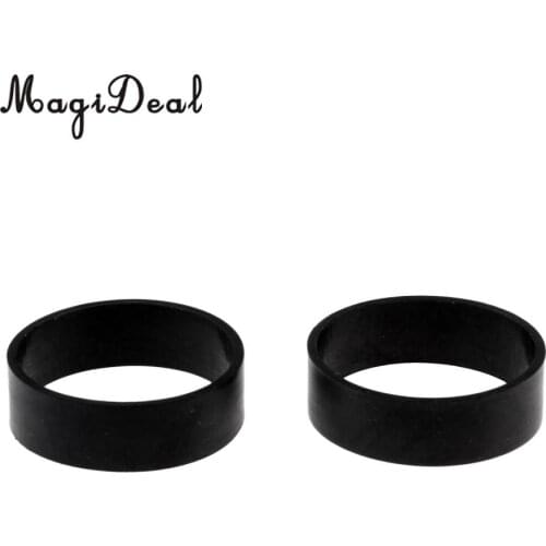 1 Pair Durable Elastic Black Rubber Loop for Technical Scuba Diving BCD Backplate Harness Webbing Keeper Retainer