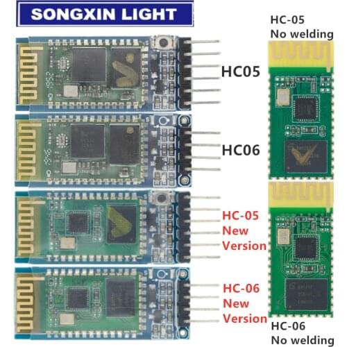 100PCS HC-05 HC 05 hc-06 HC 06 RF Wireless Bluetooth Transceiver Slave Module RS232 / TTL to UART converter and adapter