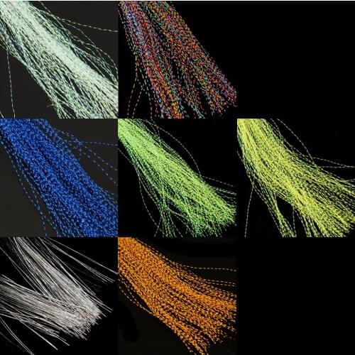 150Pcs Crystal Flash Fly Tying Material Fishing Lure Tying Making 19-QX01 Sea Beach Fishing Perfect Accessory for Fishing Lovers