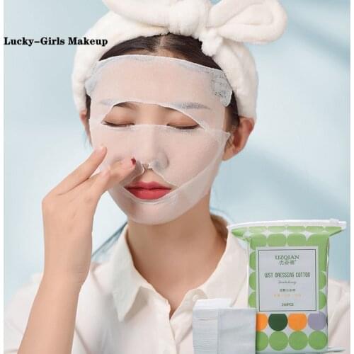 Lucky-Girls 240 Pieces Cotton Pads Cleansing Makeup Cotton Hydrating Makeup Cleansing Cleansing Tools