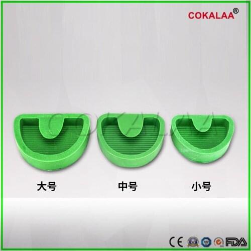 3 PCS Dental Lab Silicone Rubber Base Moulds Plaster Gypsum Carving Model Former Base Molds With Tongue Dental Material