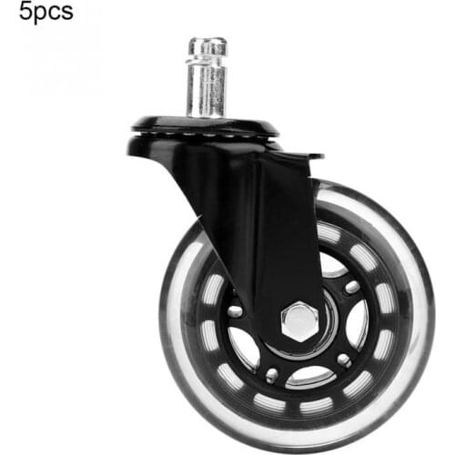 5Pcs Universal Mute Table Chair Wheels Office Chair Caster Wheels Replacement Furniture Hardware Accessory ruedas para mueble