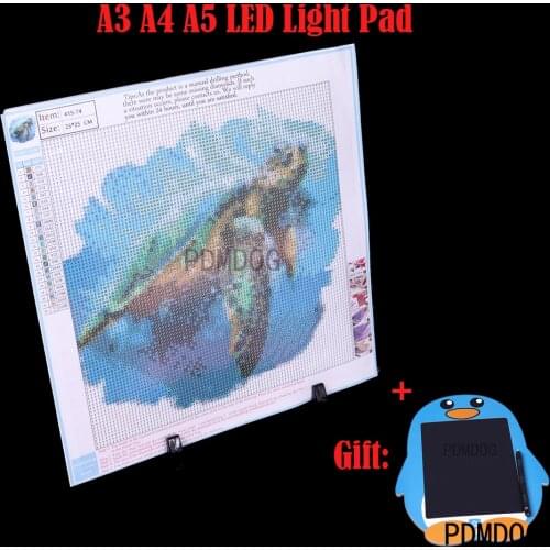 Diamond Painting Cross Stitch Accessories Tool A4 A3 LED Light Pad Tablet 5D Diamond Embroidery With child drawing board Gift