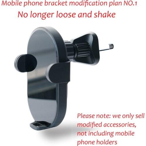 Car Phone Holder Fixed Base Suitable for Xiaomi/Huawei Wireless Car Charger Modified Air Outlet Clip Fixed Installation Base