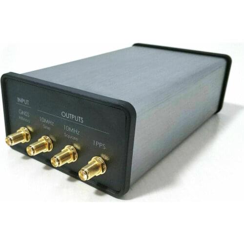 Free shipping latest version Hi-precision GPSDO GNSS Disciplined Oscillator OCXO Clock 10MHz Sine/Square Wave