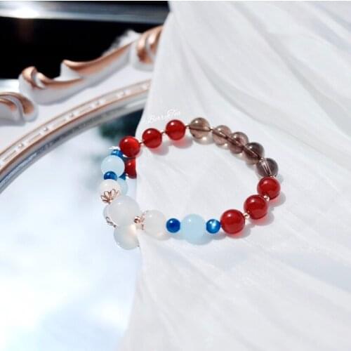 Anime Tears of Themis Artem Bracelet Ring Agate Cosplay Classical Game Men Women Girls Student Cartoon wristband Xmas Gifts