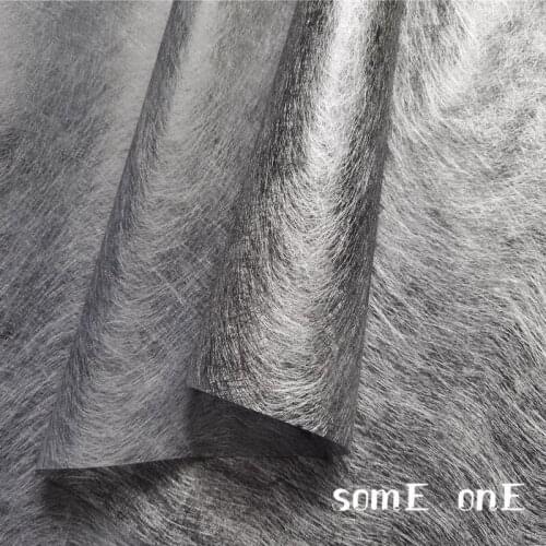 Fabric Redesign Linear Texture Cloth Silver DIY Patchwork Clothing Photo Props Background Decor Graduation Designer Fabric