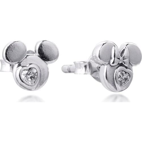 CKK Earrings Silhouette Stud Earring for Women Sterling Silver 925 Jewelry Aretes Pendientes Kolczyki Earing Brincos