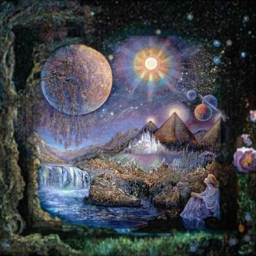 Diy Diamond Painting Cross Stitch Universe Landscape Painting Square Full Drill Diamond Embroidery Household Adornment Picture