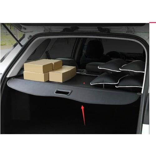 For Audi Q7 2007-2017 Black ! Car Rear Trunk Security Shield Cargo Cover