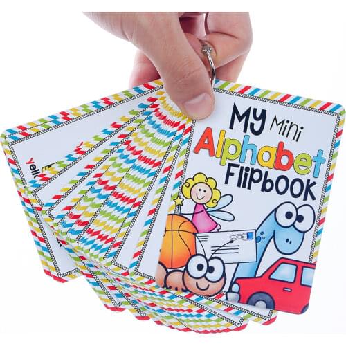 26 Letters English Phonics Pocket Cards Kids Montessori Learning English Word Card Flash Cards Educational Toys For Children
