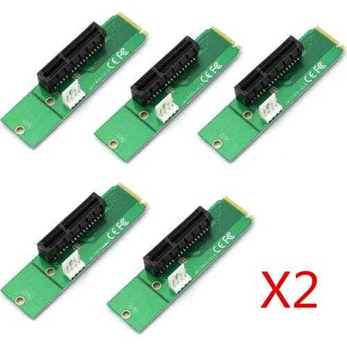 Q13025-10 10 PCS LM-141X-V1.0 Drive M.2 to PCI-E X4 Adapter Card for Desktop PC