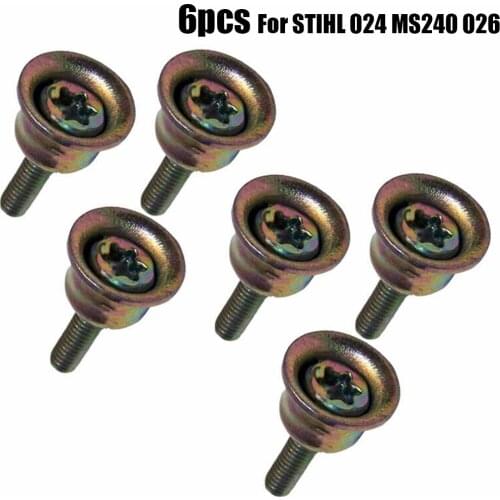 Power Equipment Screws Replacement Kit 6pcs/set Accessories Chainsaw Cutter Parts New