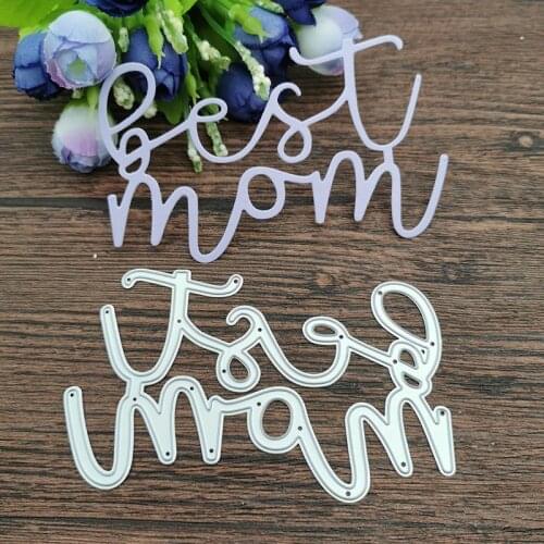 AOKEDIY Mothers day Metal Cutting Dies Stencils for DIY Scrapbooking/photo album Decorative Embossing DIY Paper