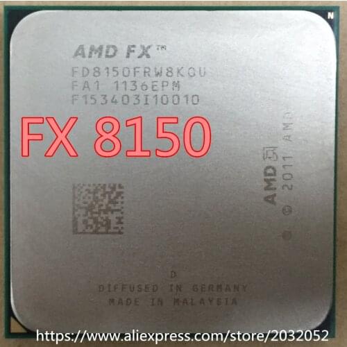 AMD FX-8150 FX 8150 CPU FD8150FRW8KGU 125W 3.6GHz Socket AM3+ 32nm 8MB Octa Core eight Core Desktop scrattered pieces