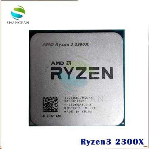 AMD Ryzen 3 2300X R3 2300X 3.5 GHz Quad-Core Quad-Thread CPU Processor YD230XBBM4KAFSocket AM4 better than r3 1300x