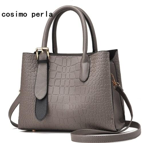 Luxury Fashion Designer Women Handbags PU Leather Tote Shuolder Bags Pink Grey Ladies Messenger Bag