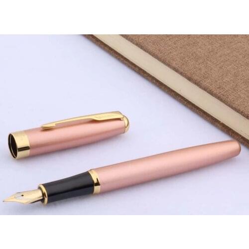 Luxury BAOER 388 metal ROSE Golden Arrows decorated GIFT Fountain Pen Stationery Office School Supplies