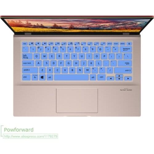 Silicone Keyboard Protector Skin Cover for ASUS ZenBook 14 UM433DA UM433D UM433 DA UX433FA UX433FN UX434FN UX434 UX433FAC UX433