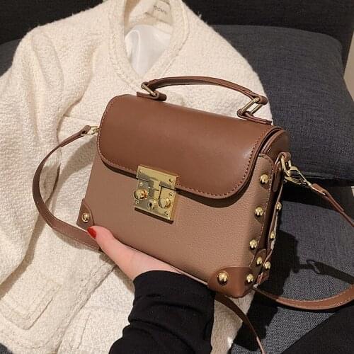 Retro Single Shoulder Handbag 2021 New High Quality Womens Bag Versatile Messenger Shoulder Bag Small Square Bag