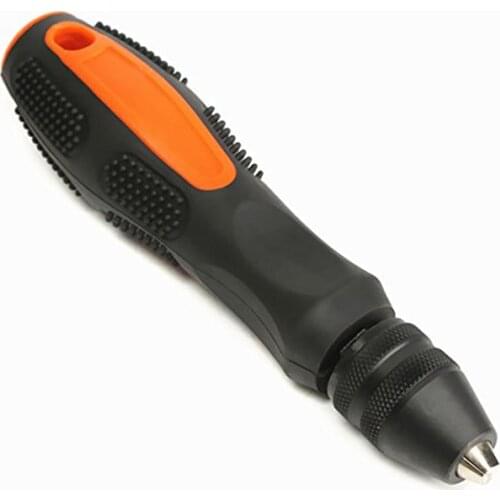 Pin Vise – Holds Drills, Wires, Jewelry, 0.5-8mm Mini Hand Drill with Keyless Chuck Pin Vise Hand Drill with Anti-slip Handle