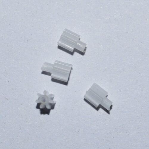 10/100pcs 7teeth/0.3M/Aircraft plastic gear Hollow Cup motor gear/rc car/DIY toys parts/technology model/baby toys/70.8A