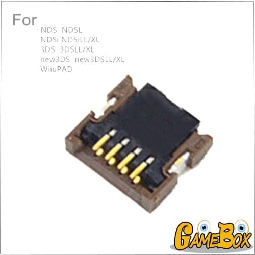 1pcs 4 Pin Connector Port Socket for New 3DS/3DS/3DSXL//New 3DS XL/WiiuPAD/NDSiXL 4Pin Touch Screen Rocker Socket for New 3DS