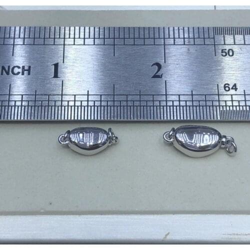 Hot Nice Quality S925 Sterling Silver Pendant Necklace Bracelet Clasp Hook NO PEARLS 5pcs/lot