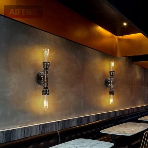 AIFENG Retro Lamp Creative Industrial Style Restaurant Restaurant Bar Cafe Corridor Shop Nostalgic Wall Lamp