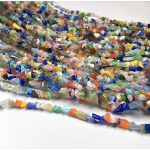 Cat 's eye Beads Natural Gravel Stone Irregular Opal Colorful Loose Beads For Jewelry Making DIY Bracelet Earring Accessories