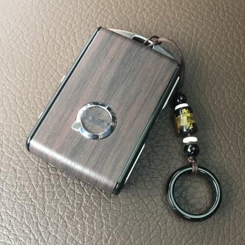 Wood Grain Car Key Modified Shell Classic Fashion Car Key Cover for Volvo S60 S90 XC40 XC60 XC90 V60 V90 Polestar 1 Polestar 2