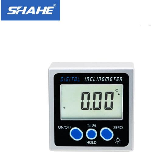 SHAHE Digital Angle Gauge Level Protractor Angle Finder Bevel Gauge Inclinometer with Magnetic Base Electronic Angle Gauge