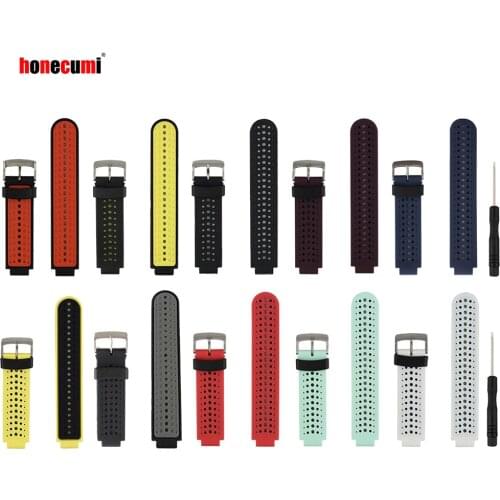 Honecumi 10 PACK For Garmin Forerunner 235 Watch Band Bracelet For Garmin Forerunner 220/230/620/630/735XT Watchband Strap