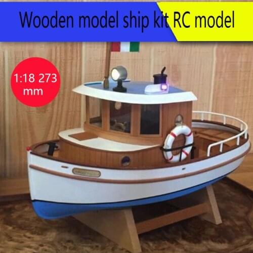 Micro Tug M2 1:18 273mm Wooden model ship kit RC model toys diy toys model kit toys for boys wood model kits