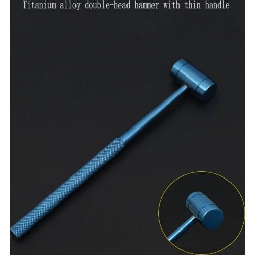 Stainless steel titanium alloy bone mallet orthopedic instrument silicone head