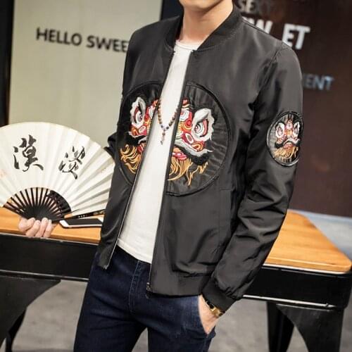 Traditional Chinese Style Jackets Embroidery Blouse Tang Suit Men Kung Fu T Shirts Tops Jackets Cheongsam New Year Coats 11142