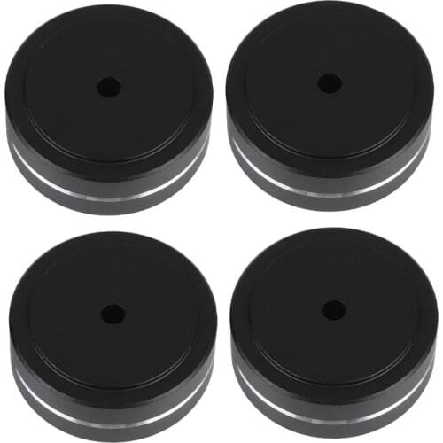 4pcs 40*15mm Amplifier Feet Shock Absorb Durable Aluminium Alloy Amplifier Pads Feet Professional Speaker Accessories