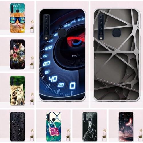 For Samsung A9 2018 Case Silicone 6.38" Soft TPU For Samsung Galaxy A9 2018 Funda Print Pattern For Samsung Galaxy A9 2018 Cover