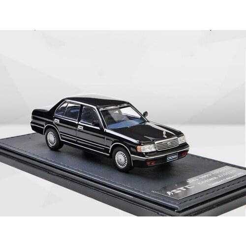 STC 1/43 Scale Toyota Crown JZS133 L 1993 Black Diecast Model Car Toy Collection