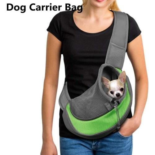 Puppy Dog Carrier Bag S/M Carrier Shoulder Bag Outdoor Mesh Handbag Backpack Oxford Pet Travel Cats Breathable Tote