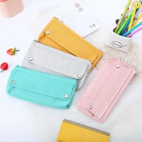 Oxford Cloth Pencil Case High Capacity Pencil Pouch Student Pencil Case Kawaii Novelty Cute Pencil Bag Student Supplies