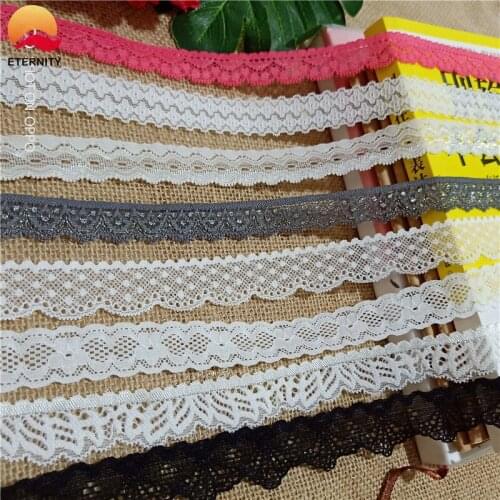 1.6-3cm S1255 lace DIY garment sewing and fabric white, black and red lace trim clothing handmade supplies material accessories
