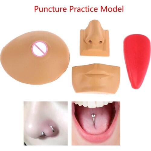 1 Pcs Stud Display Tools Model Practice Piercing Tools Reuseable Body Jewelry Piercing Gun Piercing Pack