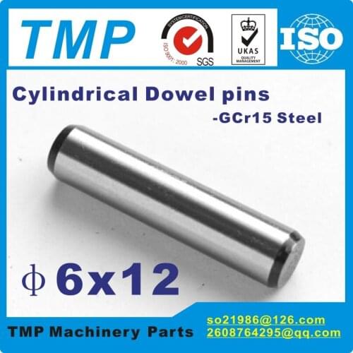 10 pieces/Lot 6x12mm Locating Pins/Dowel pins/6mm Cylindrical position pins-TLANMP Material:Steel GCr15