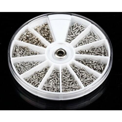 1000 Pcs of Small Stainless Steel Screws Electronics Nuts Assortment for Home Tool Kit