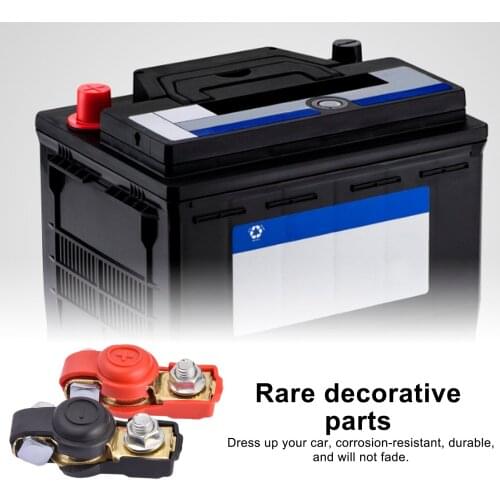 2PCS Car Battery Terminal Durable Battery Connector Car Interior Accessories