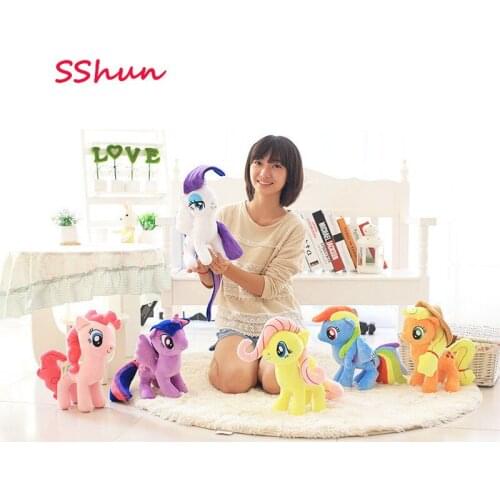 30cm Colorful Unicorn doll plush toy cartoon Plush doll For Children Birthday Holiday Gifts