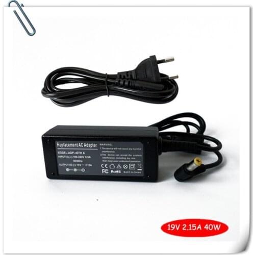 AC ADAPTER For ACER ASPIRE ONE D260 D255 AOD260 AOD255 Charger Cord 19V 2.15A carregador de notebook universal caderno