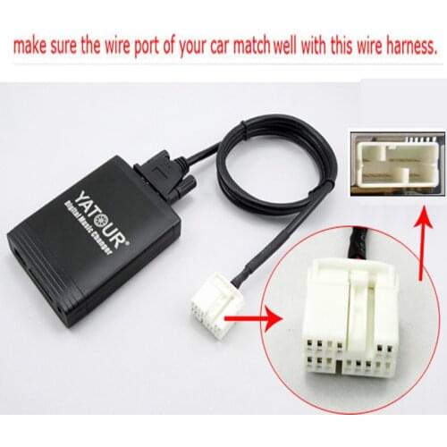 Yatour Car Digital Music Changer USB MP3 adapter for Suzuki PACR01 PACR02 PACR03 PACR04 PACR05 PACR06 PACR07 Head Unit Radio